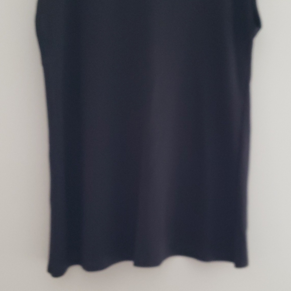 Bryn Walker Women Lavinia Tunic Top Medium Black Cowl Neck Lagenlook Minimalist - Picture 9 of 15